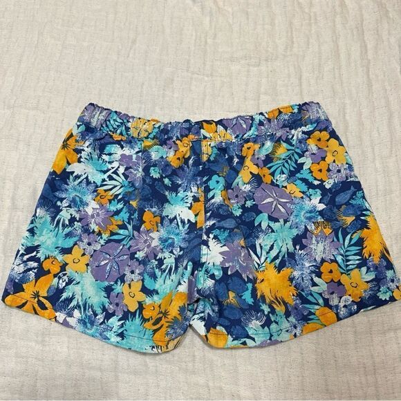 PATAGONIA Women’s Barely Baggies Blue Flower & Shell Shorts Size S - Picture 7 of 8